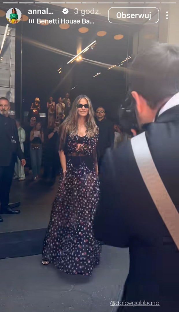 Anna Lewandowska w spektakularnej kreacji Dolce&Gabbana za ponad 20 tys. złotych