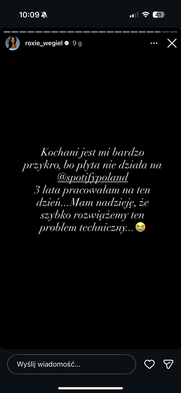 Roksana Węgiel zabrała głos po premierze płyty