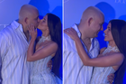 Roksana Węgiel i Kevin Mglej całują się na ściance. Tak świętowali wielki dzień