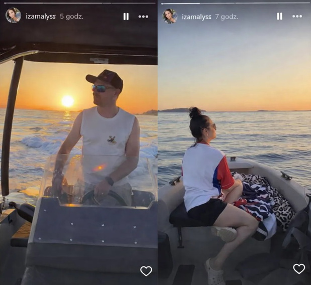 Adam Małysz na wakacjach z żoną fot. Instagram @izamalysz