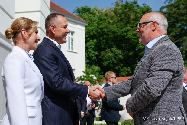Marta Nawrocka zadała szyku w Juracie. Tak wyglądała