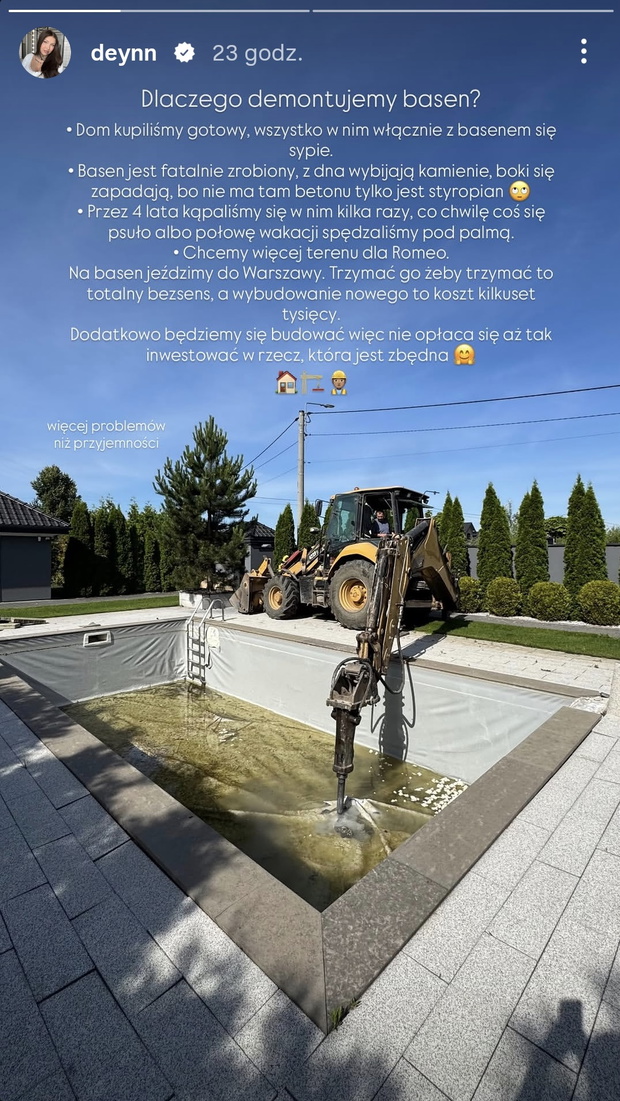Deynn i Daniel Majewski mają problemy z domem