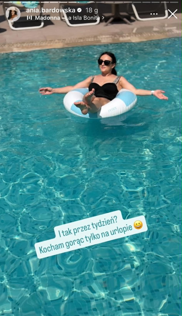 Anna Bardowska na wakacjach