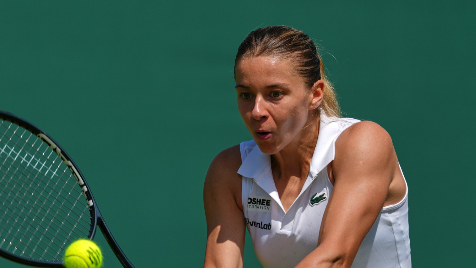 Maja Chwalińska upadła podczas meczu na Wimbledonie. Potrzebny był medyk