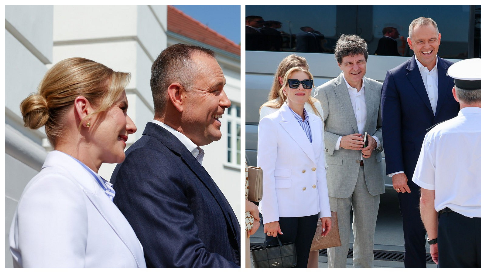 Marta Nawrocka zadała szyku w Juracie. Tak wyglądała