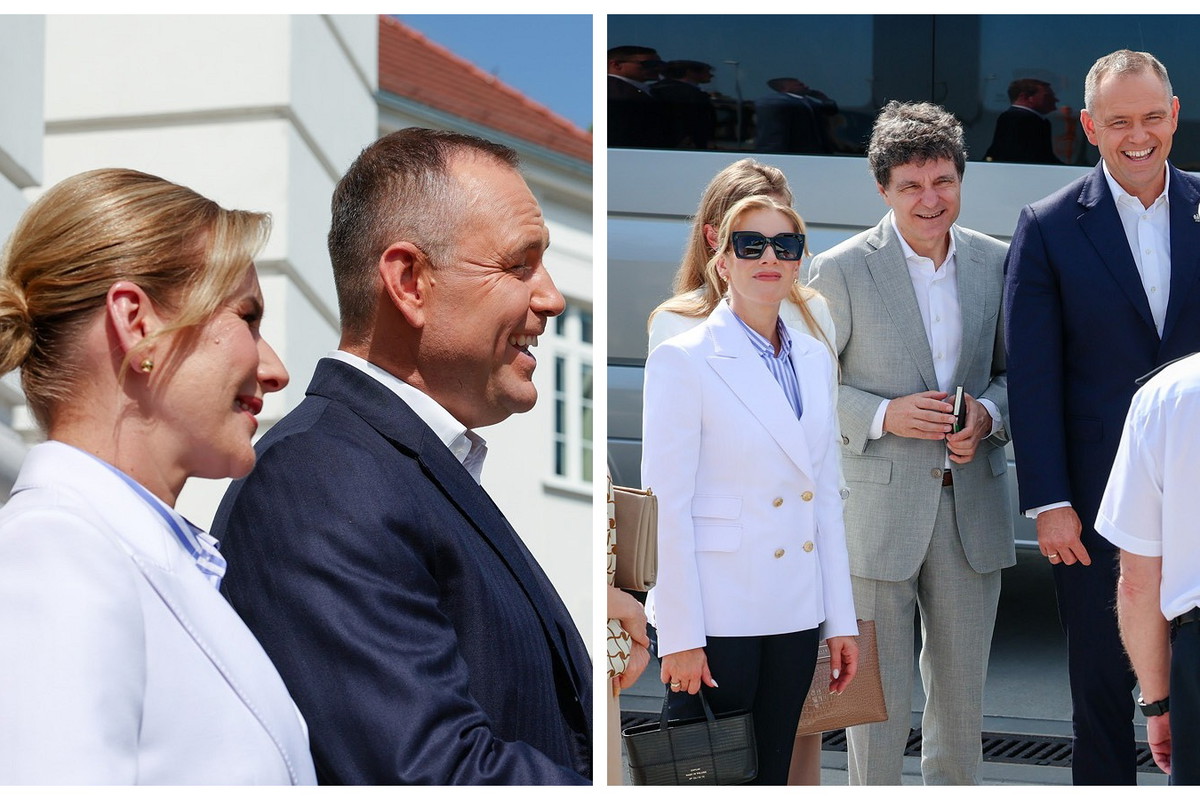 Marta Nawrocka zadała szyku w Juracie. Tak wyglądała