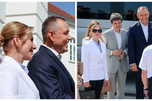 Marta Nawrocka zadała szyku w Juracie. Tak wyglądała