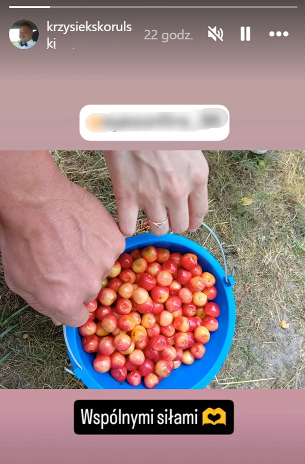 Krzysztof i jego narzeczona 
