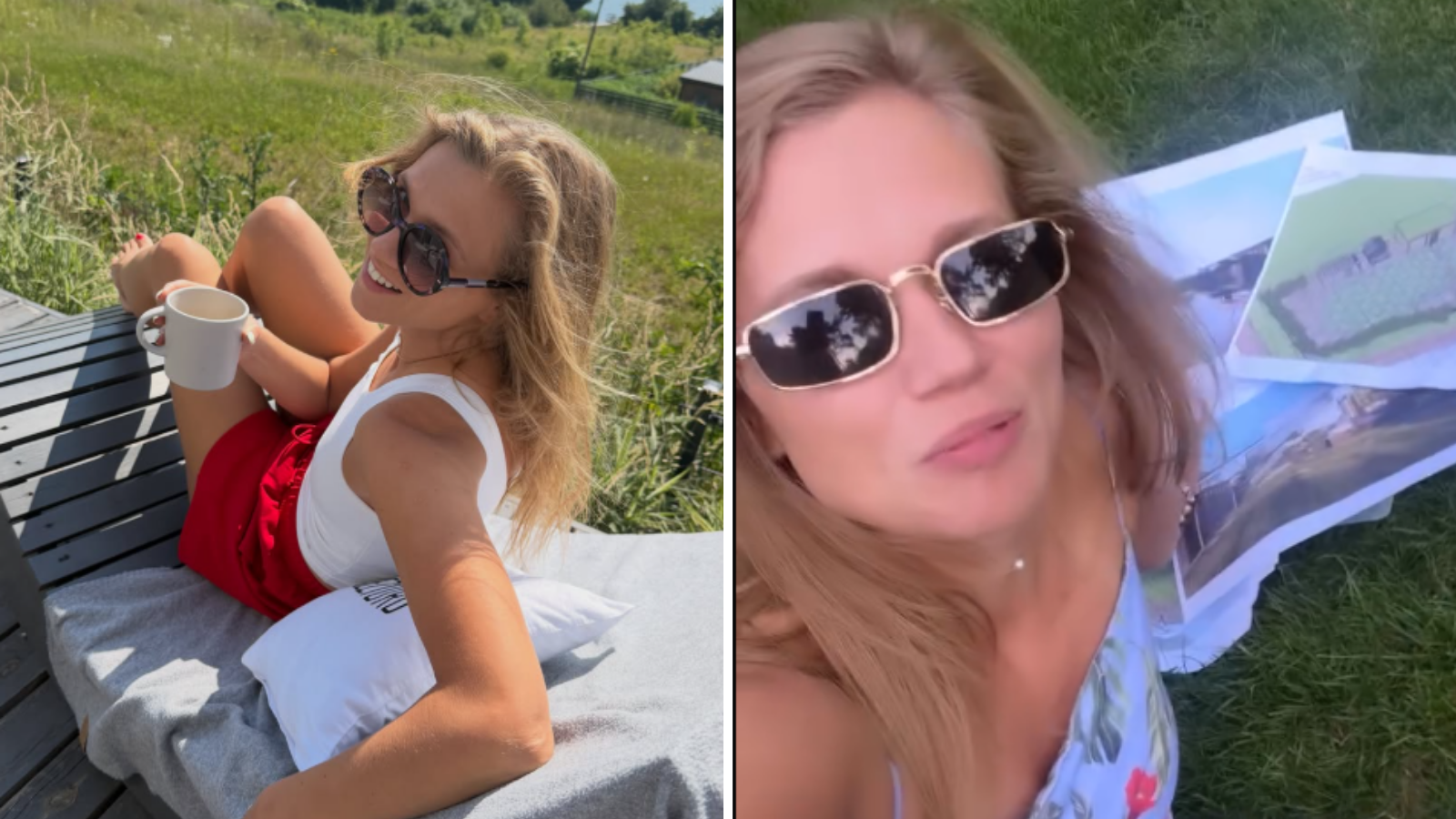 Agnieszka Kaczorowska pokazała ogród
