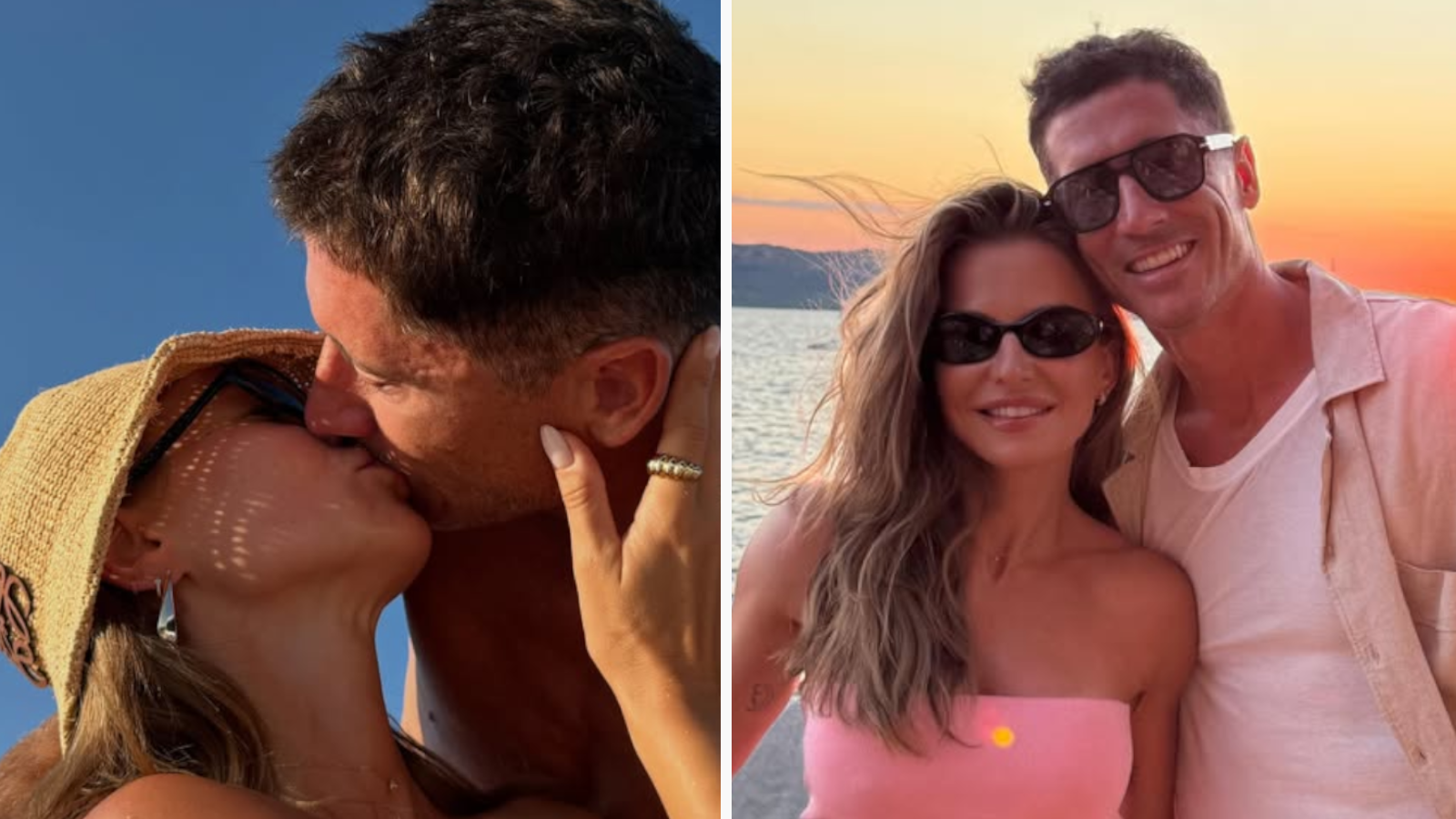 Anna Lewandowska już nosi modną sukienkę "bandeau" na lato. Kolor "spanish pink" pięknie podkreśla opaleniznę