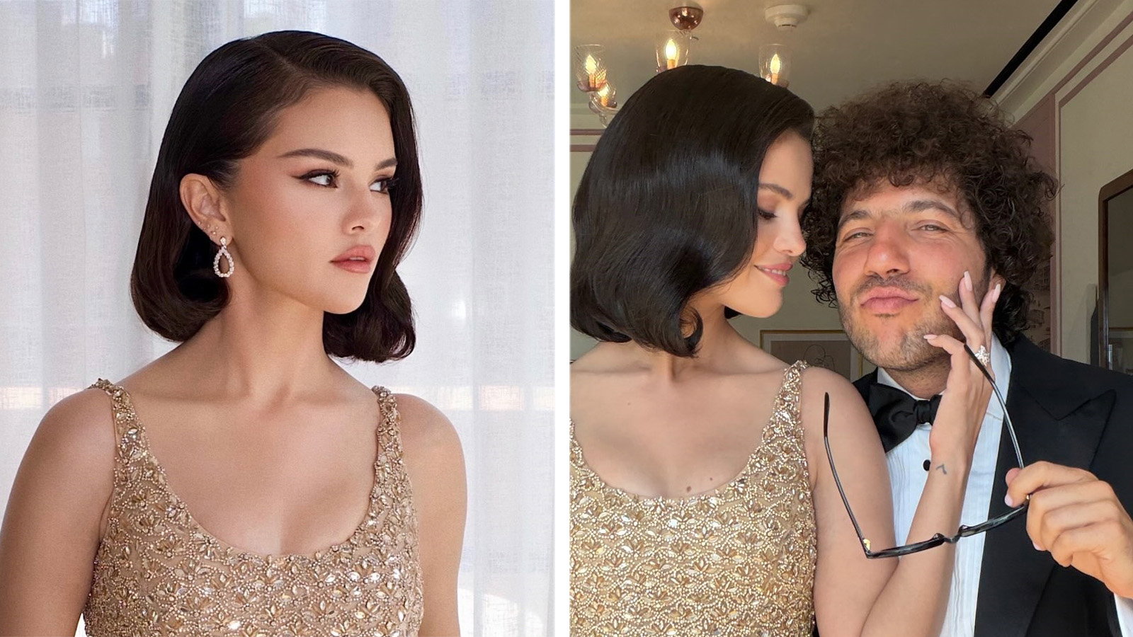 Selena Gomez wybrała "sparkling nude". Pokazała zdjęcia ze ślubu Taylor Swift