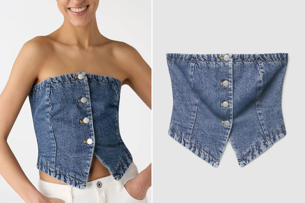 Modny top ''western corset'' w stylu Izabelli Krzan z Terranovy za 49,99 złotych