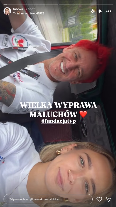 Michał Wiśniewski z córką