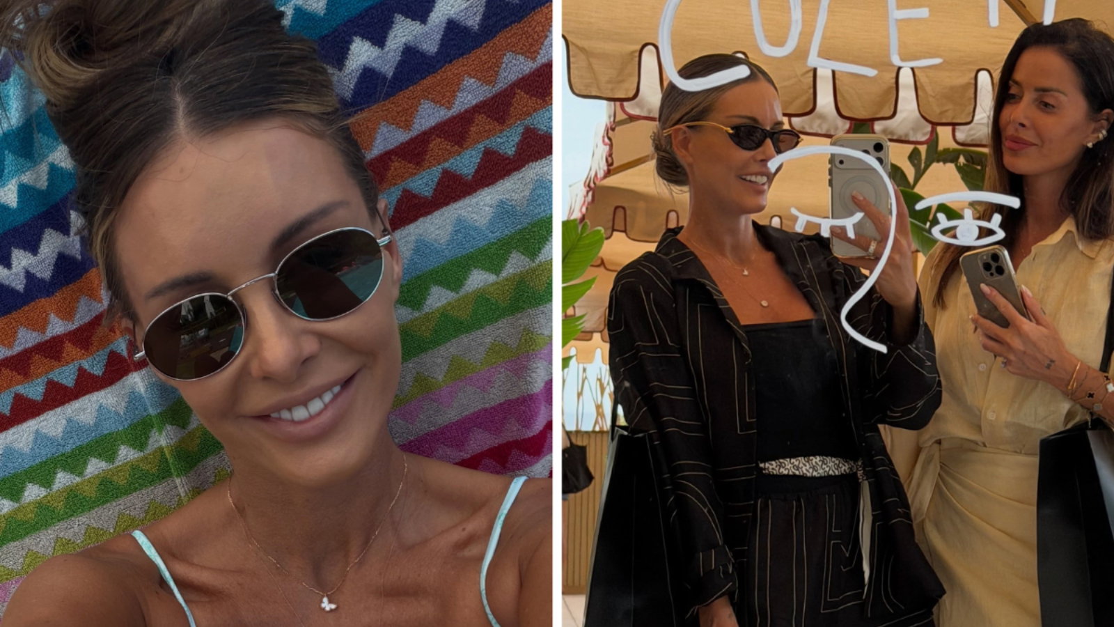 Małgorzata Rozenek w komplecie w stylu "resort wear". To najmodniejszy trend wakacji