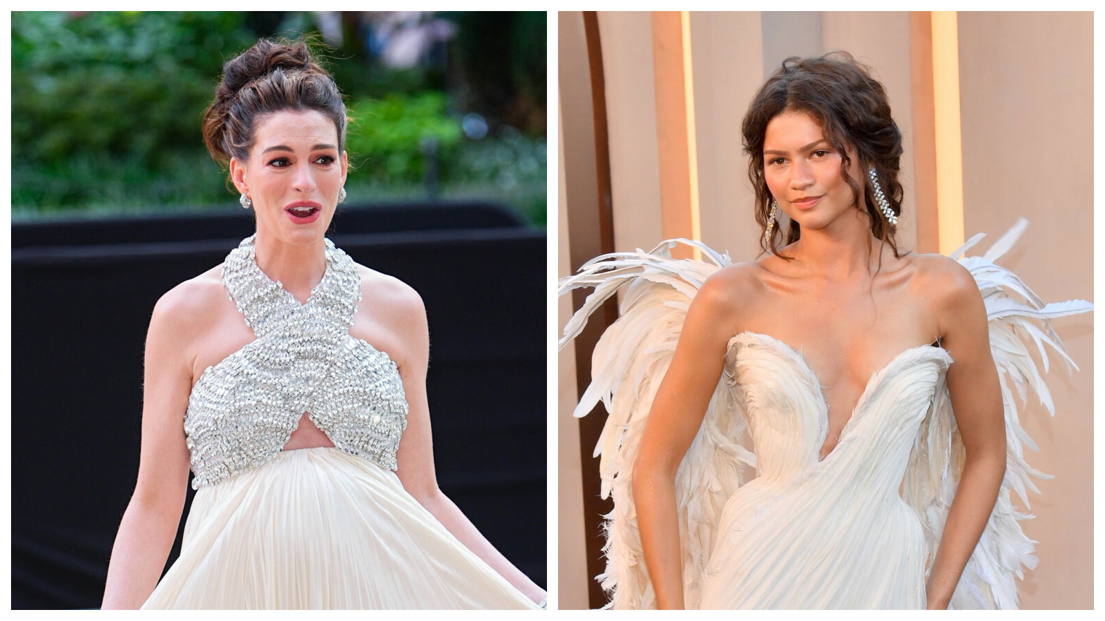 Ciężarna Anne Hathaway i Zendaya skradły show na premierze "Odysei"
