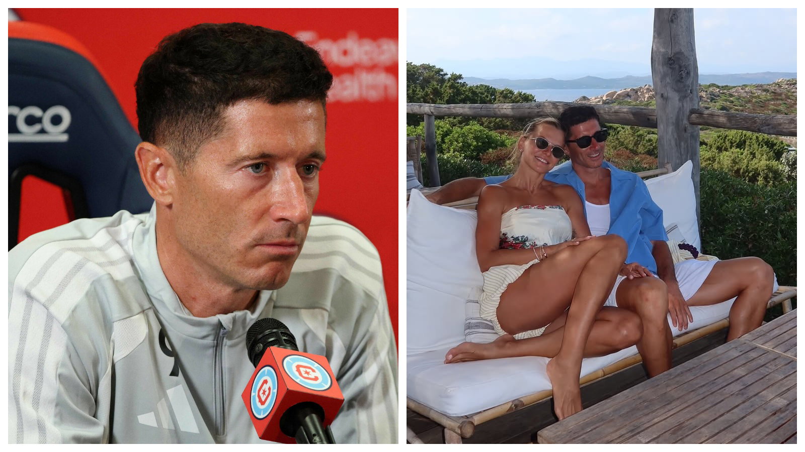 Lewandowski w Chicago. Powiedział o trudnej decyzji dla rodziny
