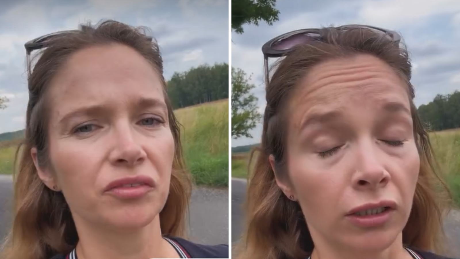 Marta Paszkin z "Rolnika" najadła się strachu na spacerze