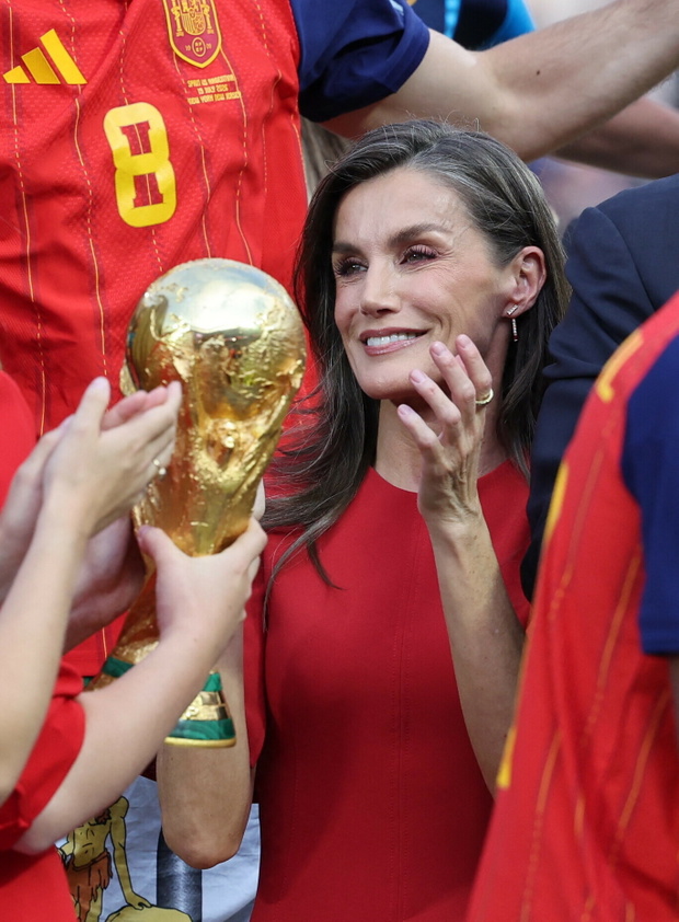 Królowa Hiszpanii Letycja zachwyciła na finale mundialu