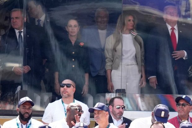 Melania i Donald Trump na finale mundialu