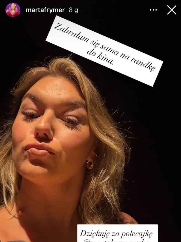 Marta na Instagramie