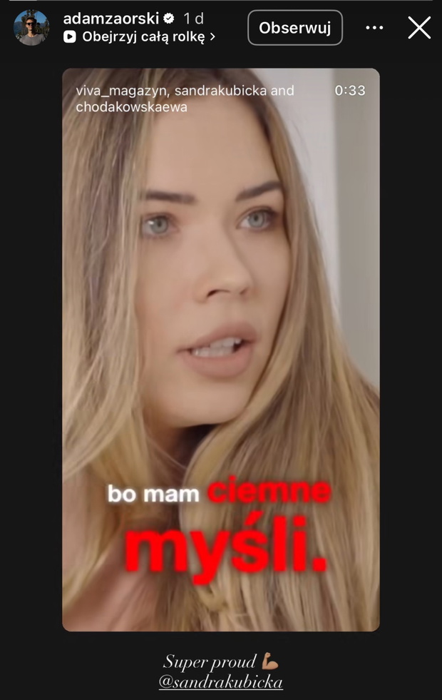 Zaorski na InstaStories