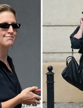 Lara Gessler w "satin lace shorts" mknie na zakupy. Paparazzi wszystko uchwycili