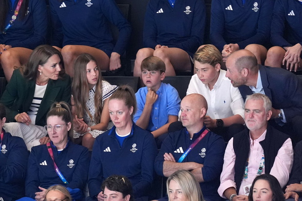 Księżna Kate i książę William z dziećmi na Igrzyskach Wspólnoty Narodów