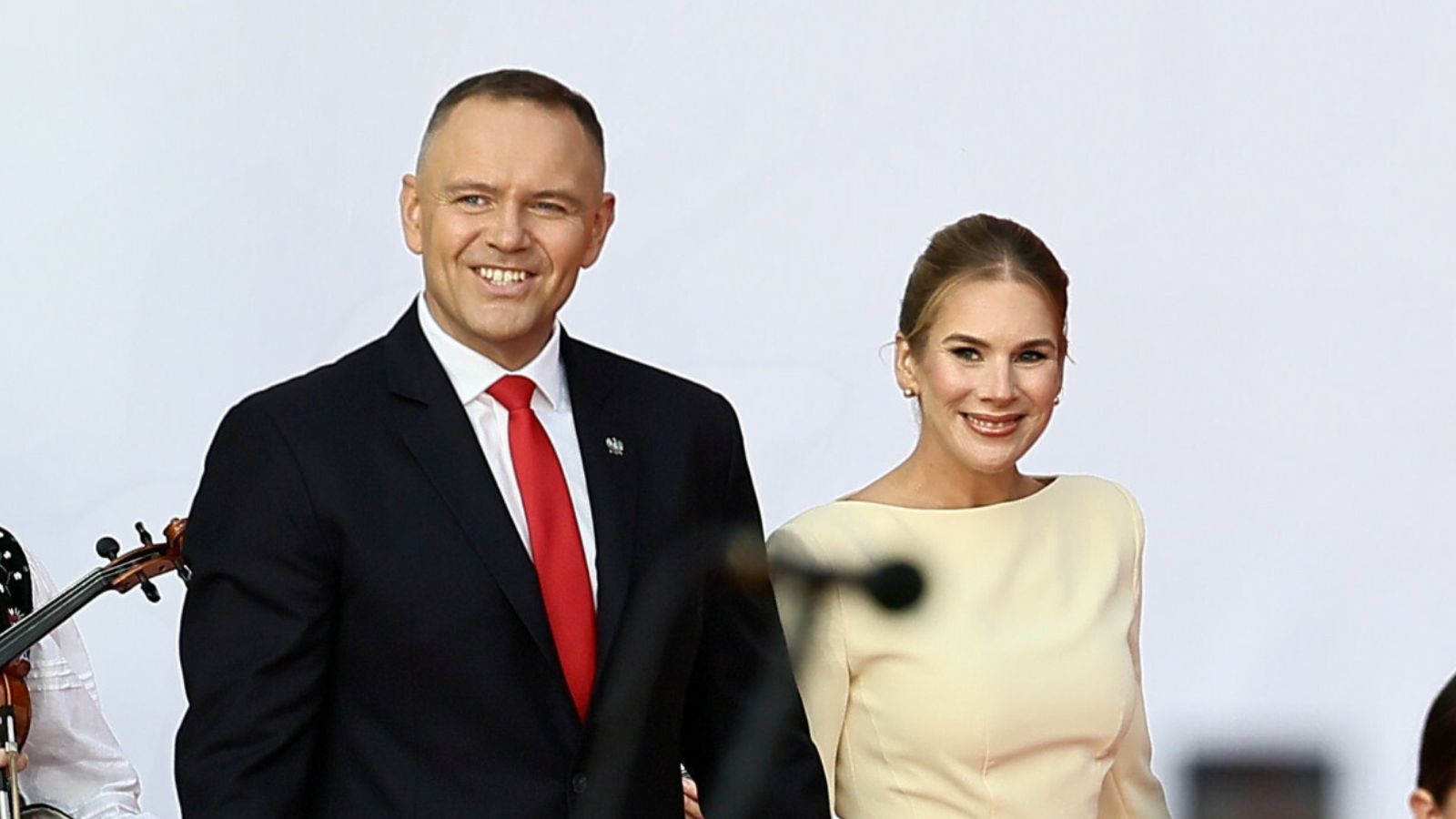 Marta Nawrocka skradła show na rocznicy zaprzysiężenia męża