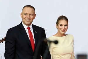 Marta Nawrocka skradła show na rocznicy zaprzysiężenia męża