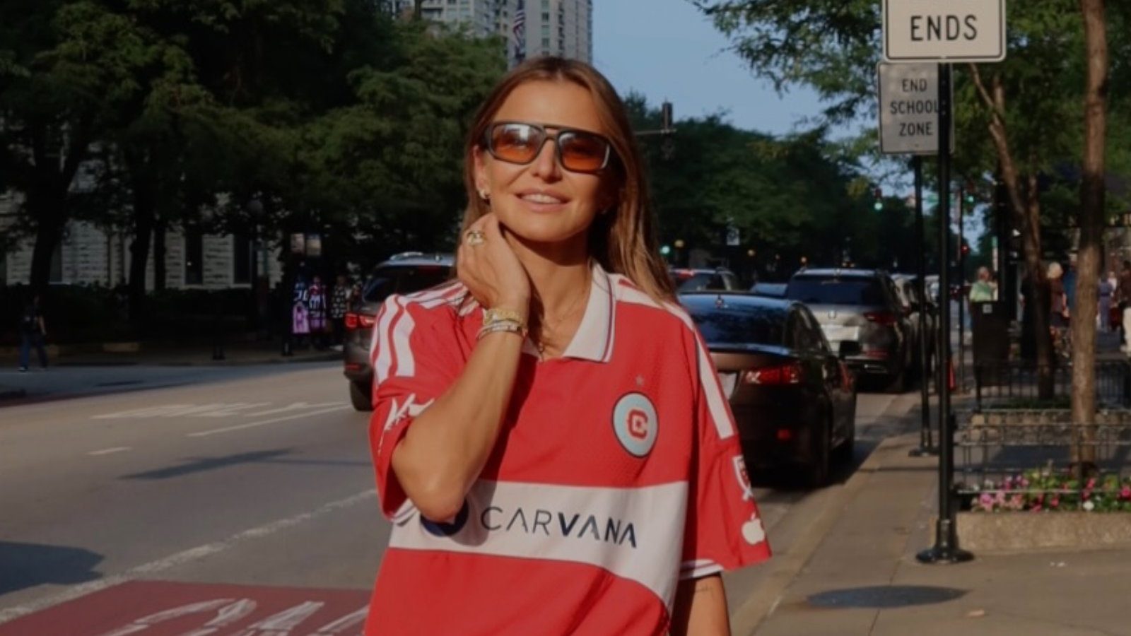 Powitanie Anny Lewandowskiej w USA. Robert bardzo się postarał
