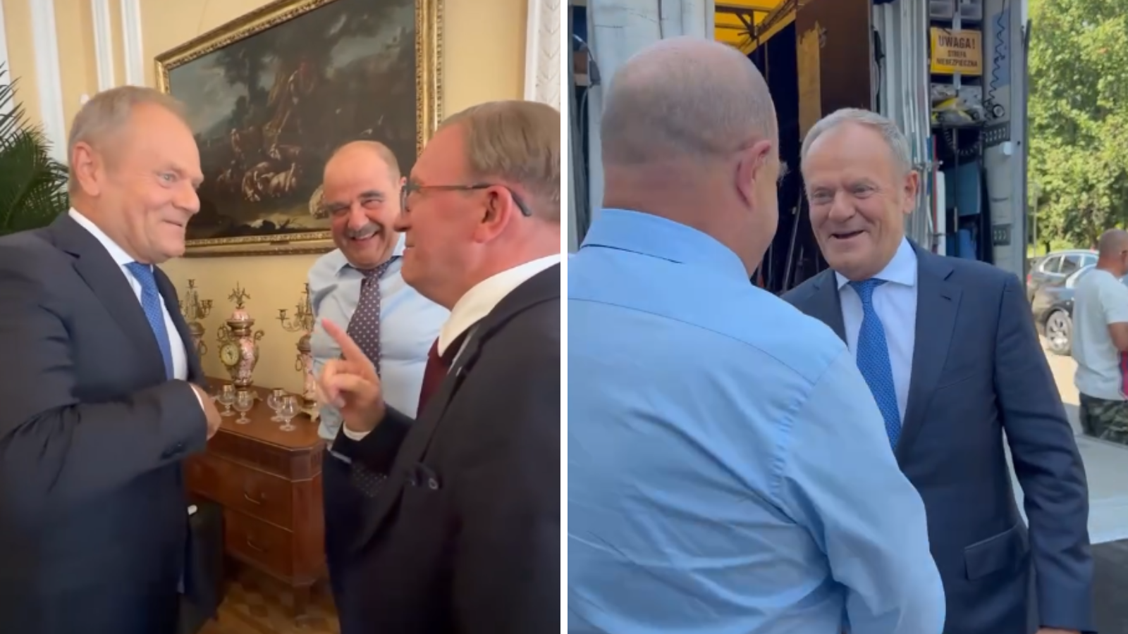 Tusk pojawił się na planie "Rancza". Widzowie oburzeni. Reżyser musiał zabrać głos