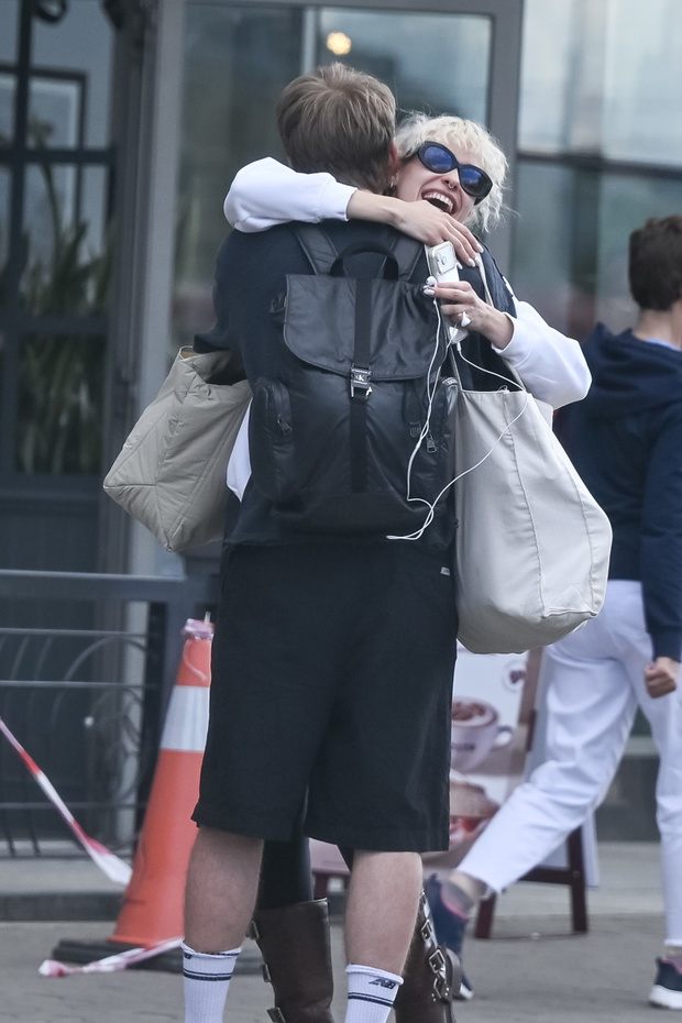 Helena Englert z tanecznym partnerem ''Tańca z Gwiazdami''. Paparazzi