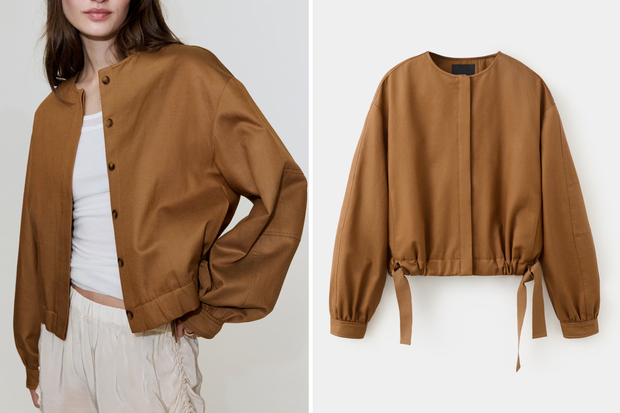 Modna kurtka ''russet'' w stylu Agnieszki Woźniak-Starak z Mango za 95,99 złotych