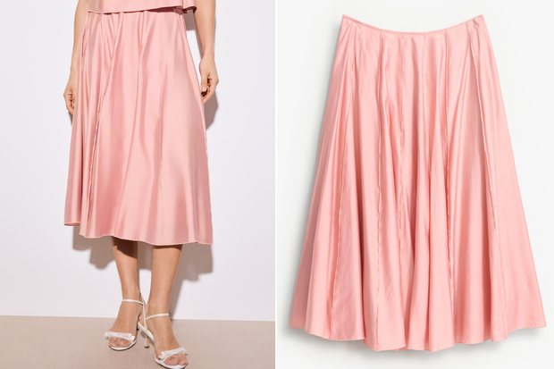 Modna spódnica typu ''Pastel Soft Utility'' w stylu Zofii Zborowskiej z Mohito za 55,99 złotych