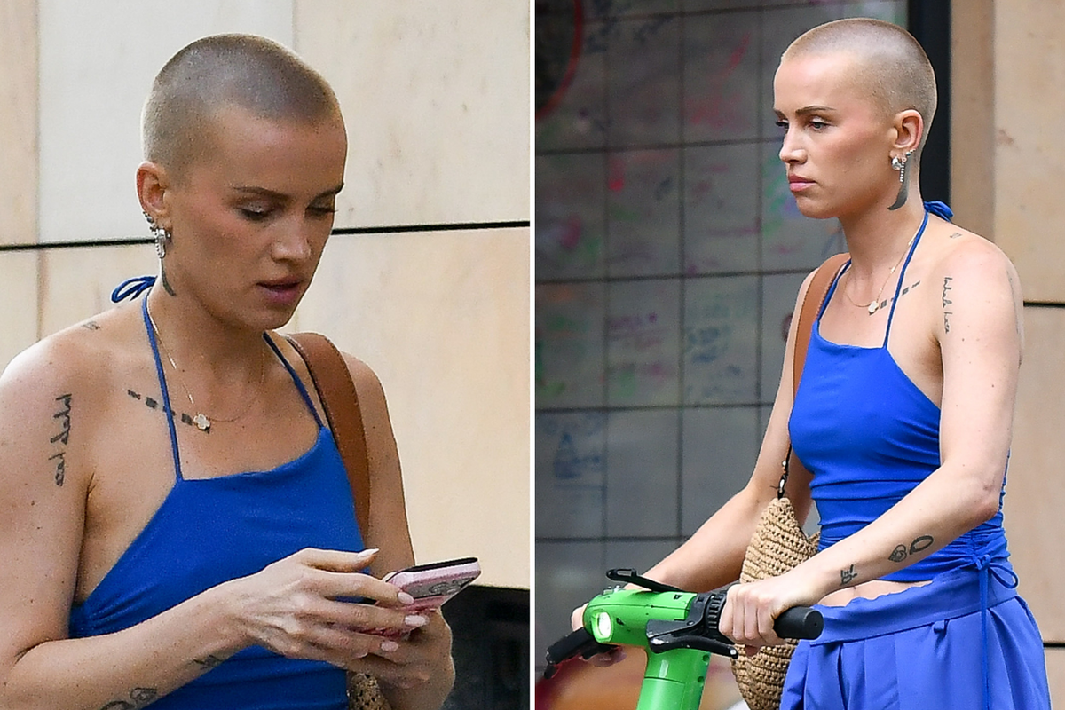 Zamyślona Maffashion pędzi na hulajnodze w "babcinych bamboszach" za 550 zł. Zdjęcia paparazzi