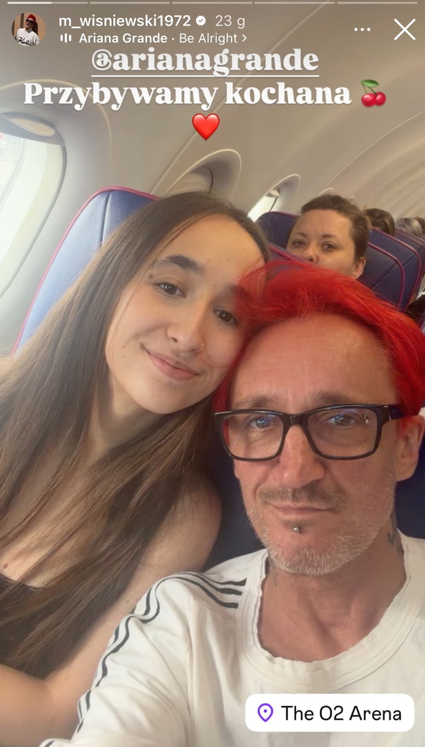 Michał Wiśniewski na zdjęciu z Vivienne