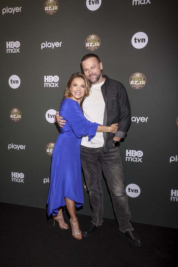 Edyta Herbuś i Piotr Bukowiecki na pokazie prasowym 
