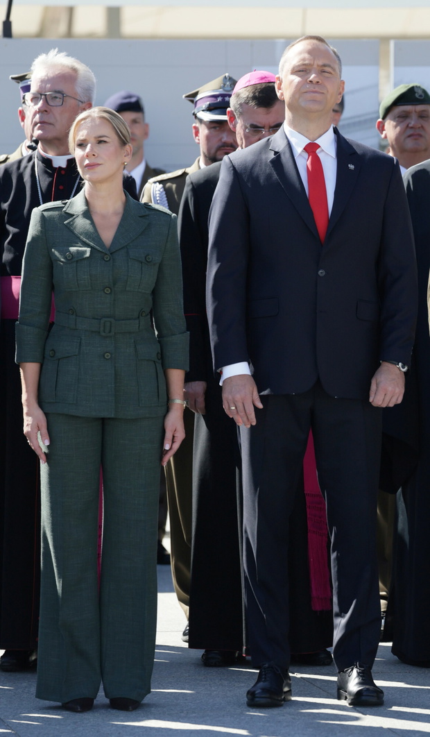 Marta Nawrocka i Karol Nawrocki, Obchody Święta Wojska Polskiego 2026