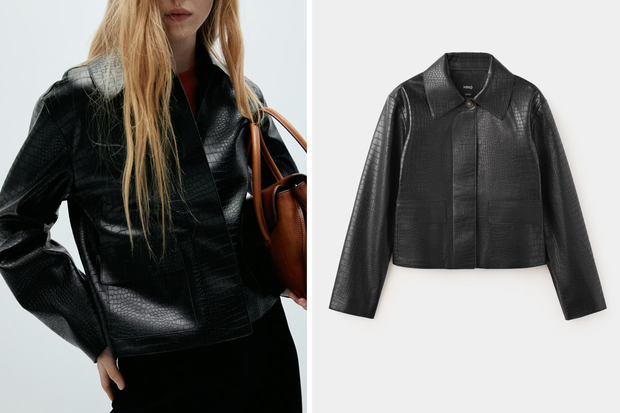 Modna kurtka ''blazer jacket'' w stylu Agnieszki Woźniak-Starak z Mango za 269,99 złotych