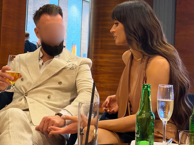 Sylwia Grzeszczak z partnerem