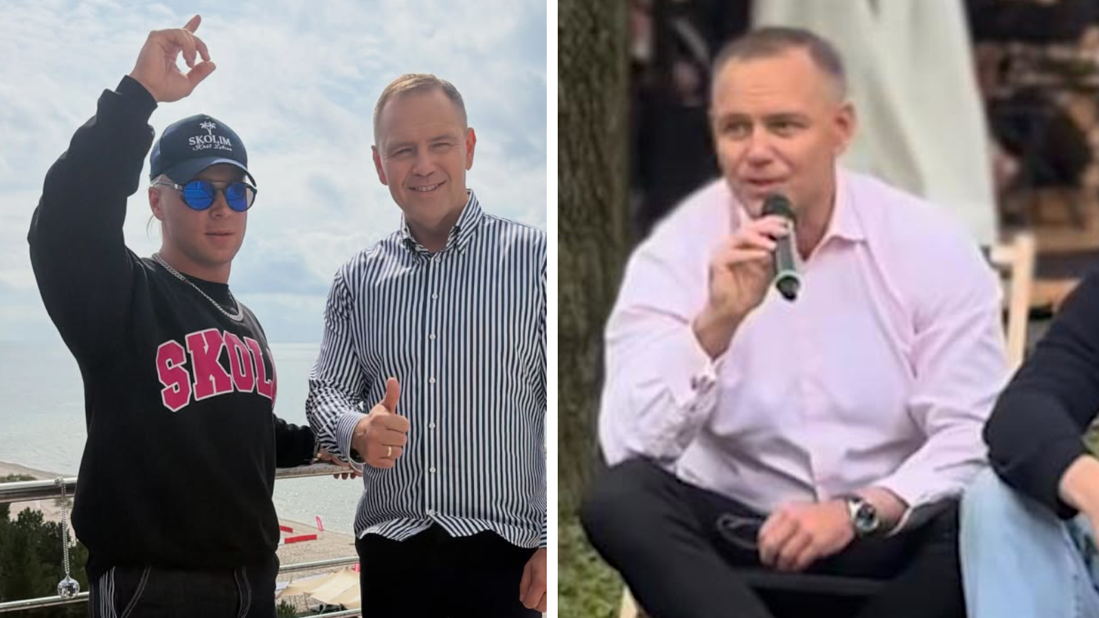 Najpierw koncert Skolima, teraz Karol Nawrocki w Juracie na spotkaniu z młodzieżą postawił na różową koszulę. Ekspertka komentuje