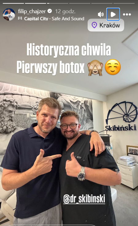 Filip Chajzer pochwalił się wizytą w klinice. Chce zadbać o urodę 