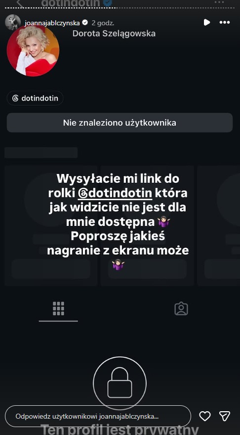 Joanna Jabłczyńska zabrała głos po słowach Doroty Szelągowskiej