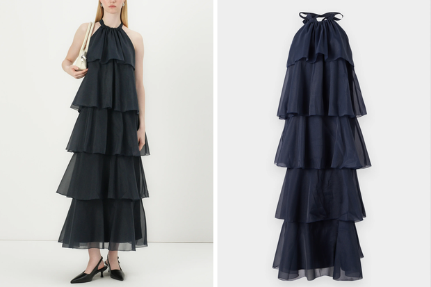 Modna sukienka ''Layer Dress'' w stylu Kasi Sokołowskiej z Zalando marki YAS YASELOISE za 216 złotych