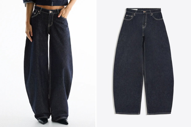 Modne spodnie ''horseshoe jeans'' w stylu Kasi Sokołowskiej z Bershki za 129 złotych