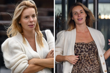 Ciężarna Izabela Janachowska w panterkowej sukience z torebką za 32 tysiące i modnych butach na jesień. Paparazzi