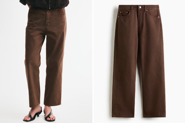 Modne spodnie ''cocoa crush jeans'' w stylu Kasi Sokołowskiej z H&M za 149,99 złotych