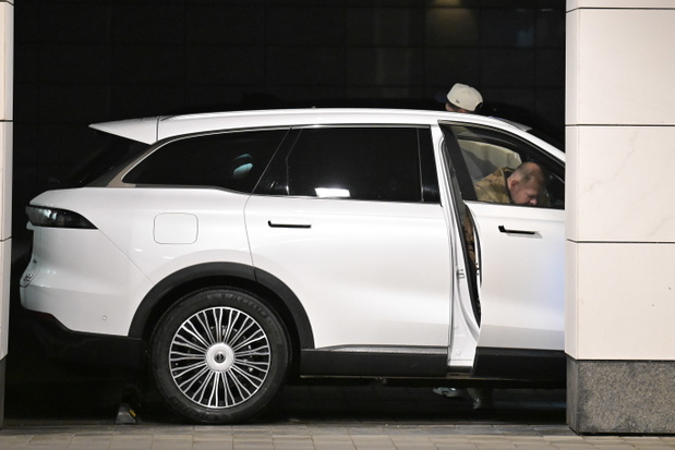 Auto, którym poruszał się Robert Lewandowski, robiło wrażenie