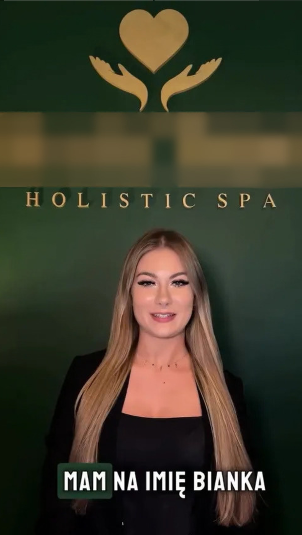 Bianka Chajzer pracowała w salonie masażu
