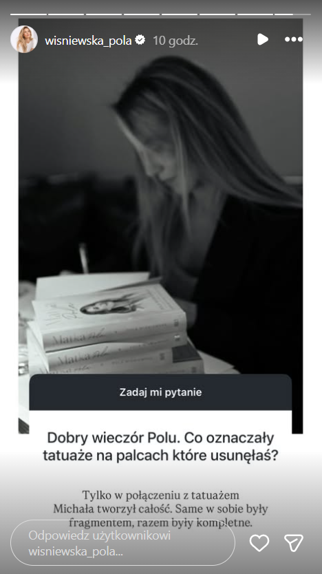 Pola usunęła tatuaż po Wiśniewskim